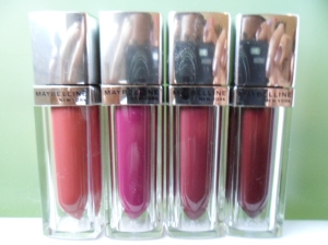 L to R Caramel Infused, Raspberry Rhapsody, Amethyst Potion, Caviar Couture